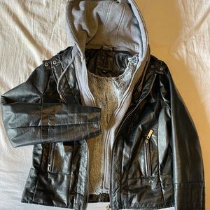 J 2 Black Leather Jacket